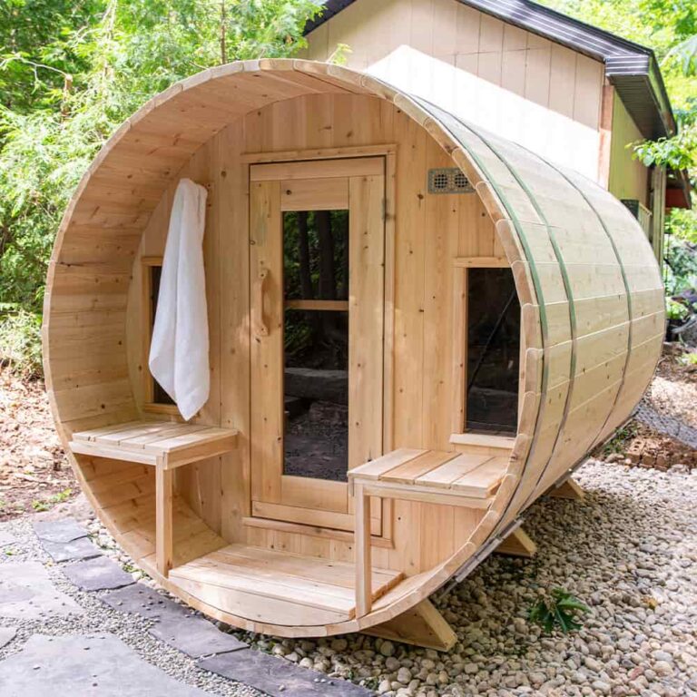 Outdoor Barrel Sauna