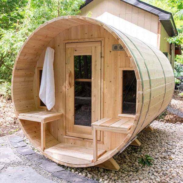Outdoor Barrel Sauna
